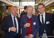 Paul Koppert, Willem Ravensberg en Kees Stolk van gastheer Koppert Biological Systems